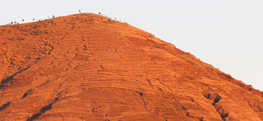 Landscape in the middle of Madagascar