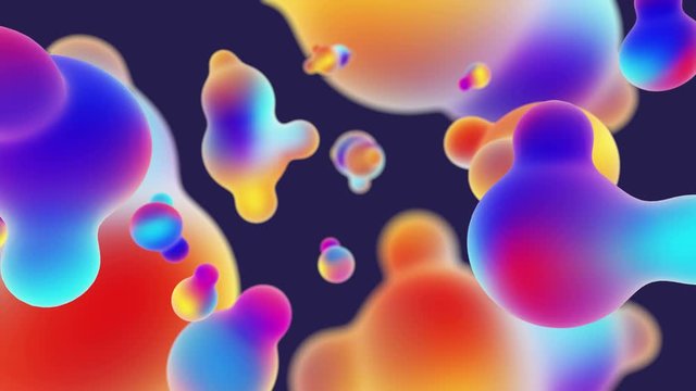 Balls liquid colorful mobile phone tv screen modern background. Children youth teenage style of gum and Japanese anime. Pop music art, vinyl, disco, science and chemistry. Dark purple.