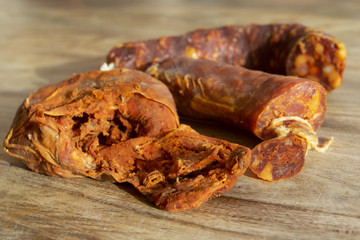 homemade nduja and soppressata