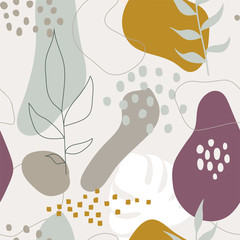 seamless pattern with abstract ornament