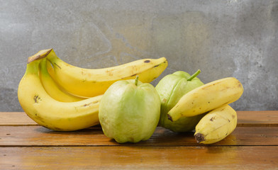 guavas and banana