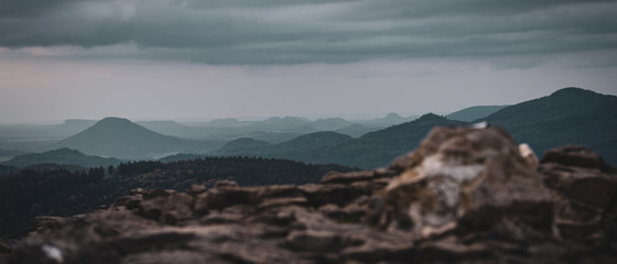 Moody mountains
