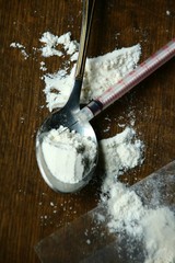 heroin sprizze löffel  drogen