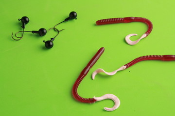 fishing lures made of rubber
