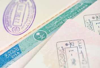 Kingdom of Saudi Arabia visa stamps and approval. Saudi Arabia granted access to foreign tourist from 49 countries to visit Saudi Arabia