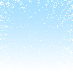 Fototapeta premium Amazing falling snow Christmas background. Subtle 
