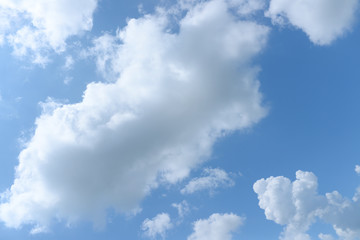 Blue sky and clouds for background. 