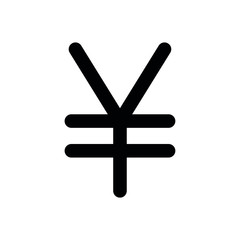 Yen  icon. Yen  sign. vector