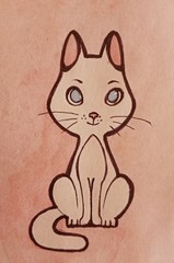 illustration of a cat
