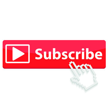subscribe red button. website element. website icon. channel subscribe  icon 