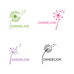 Dandelion vector icon design