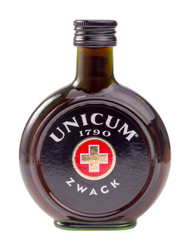 Unicum zwack isolated editorial