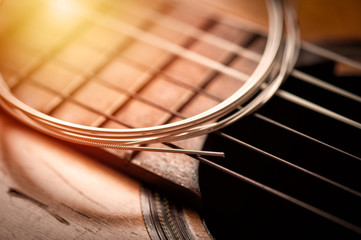 abstract guitar strings