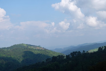 view of mountains