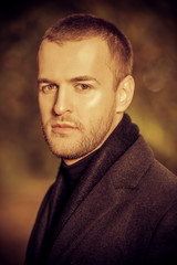 guy with the short hair