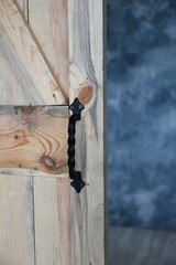 bleached wood door vintage background