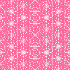 Pink background. Christmas pattern for fabric and wrapping paper design. Seamless decorative wallpaper for christmas holidays. Vector illustration graphic design