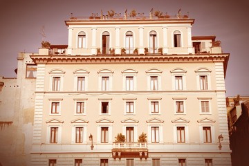 Rome. Vintage filtered colors.