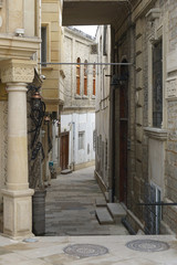 Street of the old city in Baku. Azerbaijan. 