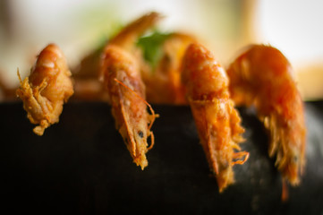 featured large fried prawns