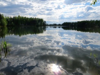 Reflection in the water