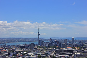 Fototapeta premium Widok na Auckland z Mount Eden