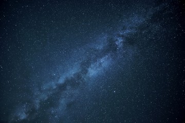 Milky Way In The Night Sky