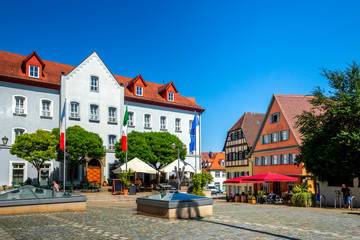 Marktplatz, Bad Windsheim, Bayern, Deutschland 