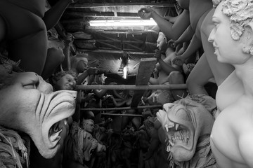 workshop of Kumortuli, Kolkata
