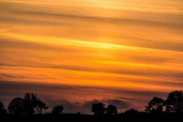Sunderland skyline sunset