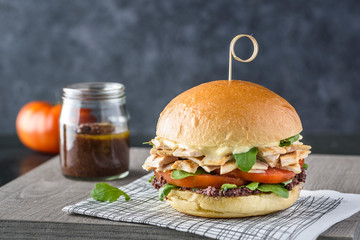 chicken burger