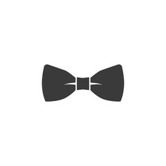 vector bow tie icon on white background