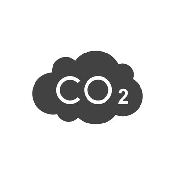 CO2 cloud concept vector image