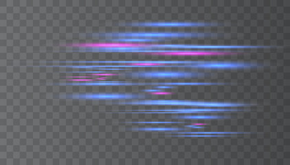 Light and stripes moving
