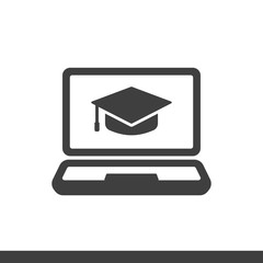 online learning vector icon