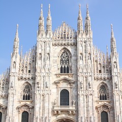 Fototapeta na wymiar Milano Duomo. Italy landmark.