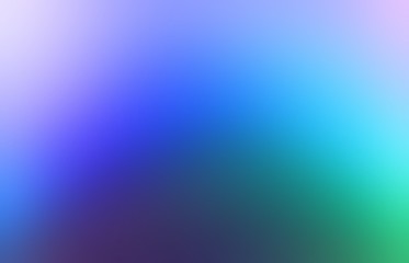 Attractive blue green lilac gradient blur background. Impressive defocus paint illustration. Fantastic template. Vibrant transition interactive pattern.