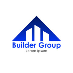 Bold building and construction real estate development logo