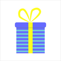 Gift box. Present package