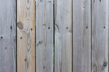 old vintage brown wooden fence