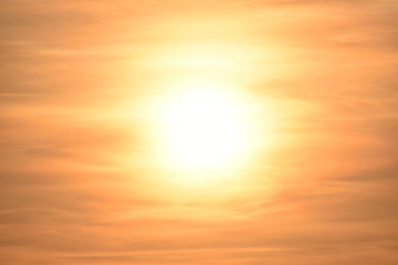 The background image of the golden sun.