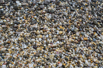Stones on the Black Sea. The photo. Texture.