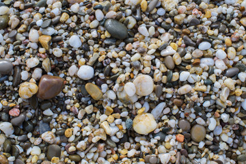 Stones on the Black Sea. The photo. Texture.
