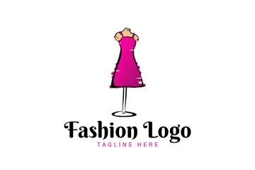 woman fashion logo template