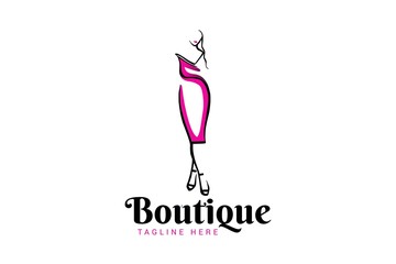 fashion boutique logo template