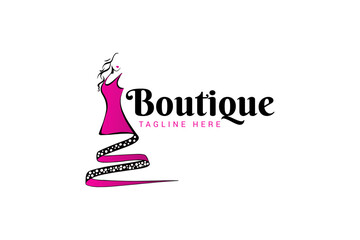 fashion boutique logo template