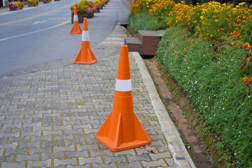 traffic  cone, traffic  cone  from Thailand country
