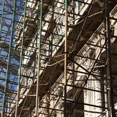 Old architecture renovation in Havana, Cuba