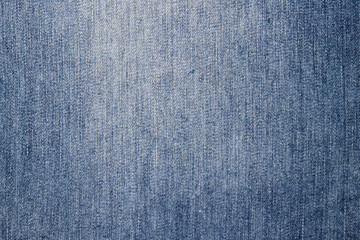 Texture of a blue denim fabric