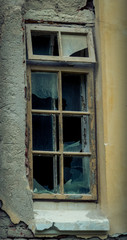 Old wooden window